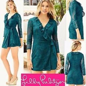 New w/Tags Lilly Pulitzer Tiki Wrap Ruffle Romper